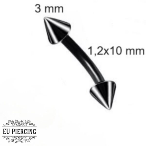 Spike Eyebrow Piercing