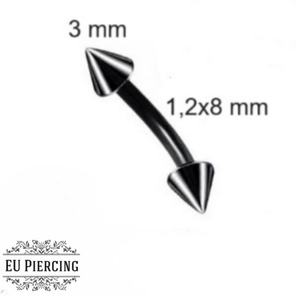 Spike Eyebrow Piercing